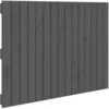 Image de vidaXL TÃªte de lit murale Gris 95,5x3x60 cm Bois massif de pin