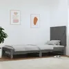 Image de vidaXL Tête de lit murale Gris 82,5x3x60 cm Bois massif de pin