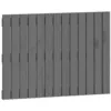 Image de vidaXL TÃªte de lit murale Gris 82,5x3x60 cm Bois massif de pin
