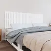 Image de vidaXL Tête de lit murale Blanc 185x3x60 cm Bois massif de pin