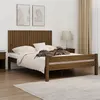 Image de vidaXL Tête de lit murale Marron miel 140x3x60 cm Bois massif de pin824871