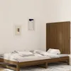 Image de vidaXL Tête de lit murale Marron miel 95,5x3x90 cm Bois massif de pin824886