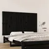 Image de vidaXL Tête de lit murale Noir 147x3x90 cm Bois massif de pin