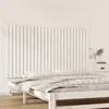 Image de vidaXL Tête de lit murale Blanc 159,5x3x90 cm Bois massif de pin824899
