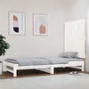 Image de vidaXL Tête de lit murale Blanc 82,5x3x90 cm Bois massif de pin