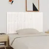 Image de vidaXL Tête de lit murale Blanc 166x3x90 cm Bois massif de pin