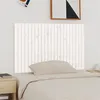 Image de vidaXL Tête de lit murale Blanc 140x3x90 cm Bois massif de pin