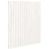 Image de vidaXL TÃªte de lit murale Blanc 95,5x3x110 cm Bois massif de pin