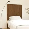 Image de vidaXL Tête de lit murale Marron miel 95,5x3x110 cm Bois massif de pin824936