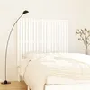 Image de vidaXL Tête de lit murale Blanc 127,5x3x110 cm Bois massif de pin