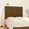 Image de vidaXL Tête de lit murale Marron miel 146,5x3x110cm Bois massif de pin