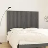 Image de vidaXL Tête de lit murale Gris 159,5x3x110 cm Bois massif de pin