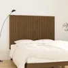 Image de vidaXL Tête de lit murale Marron miel 159,5x3x110cm Bois massif de pin