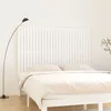 Image de vidaXL Tête de lit murale Blanc 166x3x110 cm Bois massif de pin