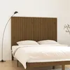 Image de vidaXL Tête de lit murale Marron miel 166x3x110 cm Bois massif de pin
