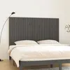Image de vidaXL Tête de lit murale Gris 185x3x110 cm Bois massif de pin