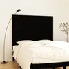 Image de vidaXL Tête de lit murale Noir 140x3x110 cm Bois massif de pin
