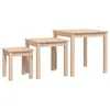 Image de vidaXL Vidaxl Tables Gigognes 3 Pcs Bois De Pin Massif