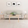 Image de vidaXL Tables gigognes 3 pcs Bois de pin massif