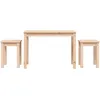 Image de vidaXL Vidaxl Tables Gigognes 3 Pcs Bois De Pin Massif