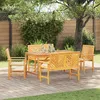 Image de Vidaxl Ensemble De Salle Ã Manger De Jardin En Bois D'acacia Massif