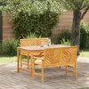 Image de Vidaxl Ensemble De Salle Ã Manger De Jardin 3 PiÃ¨ces En Bois D'acacia