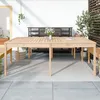 Image de Vidaxl Table De Jardin 203,5x100x76 Cm Bois Massif De Pin