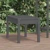 Image de Vidaxl Banc De Jardin Gris 80x44x45 Cm Bois Massif De Pin
