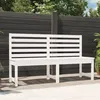Image de Vidaxl Banc De Jardin Blanc 157,5 Cm Bois Massif De Pin
