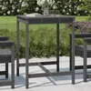 Image de vidaXL Table de jardin gris 82,5x82,5x110 cm bois massif de pin824083