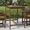 Image de vidaXL Table de jardin marron miel 121x82,5x110 cm bois massif de pin824091
