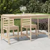 Image de vidaXL Table de jardin 203,5x90x110 cm bois massif de pin824102