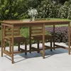 Image de vidaXL Table de jardin marron miel 203,5x90x110 cm bois massif de pin824105