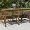 Image de vidaXL Vidaxl Table De Jardin Marron Miel 203,5x90x110 Cm Bois Massif De Pin