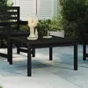 Image de vidaXL Table de jardin noir 82,5x82,5x45 cm bois massif de pin824124