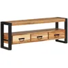Image de vidaXL Vidaxl Meuble Tv 120x30x45 Cm Bois D'acacia Massif