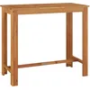 Image de Vidaxl Table De Bar De Jardin 120x60x105 Cm Bois D'acacia Solide