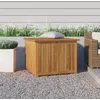 Image de Vidaxl BoÃ®te De Rangement De Jardin 75x75x58 Cm Bois Massif D'acacia