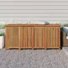 Image de vidaXL Boîte de rangement de jardin 175x80x75 cm bois massif d'acacia319708