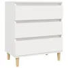 Image de vidaXL Buffet Blanc 60x35x70 cm Bois d'ingÃ©nierie