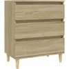 Image de vidaXL Vidaxl Buffet Chêne Sonoma 60x35x70 Cm Bois D'ingénierie