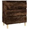 Image de vidaXL Buffet ChÃªne fumÃ© 60x35x70 cm Bois d'ingÃ©nierie