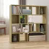 Image de vidaXL Bibliothèque/Séparateur de pièce Chêne Sonoma 105x24x102 cm823248