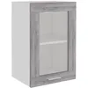 Image de vidaXL Armoire Vitrée Suspendue Sonoma Gris 40x31x60cm Bois Ingénierie Vidaxl Vidaxl