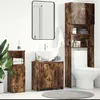 Image de vidaXL Armoire de bain Chêne fumé 60x33x61 cm Bois d'ingénierie826357