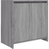 Image de vidaXL Vidaxl Armoire De Bain Sonoma Gris 60x33x61 Cm Bois D'ingénierie