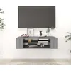 Image de vidaXL Armoire TV suspendue Sonoma gris 100x30x26,5 cm Bois Ingénierie826361