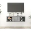 Image de vidaXL Étagère murale Sonoma gris 102x30x29 cm Bois ingénierie826364