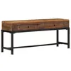 Image de vidaXL Meuble TV 110x30x46 cm bois massif de rÃ©cupÃ©ration