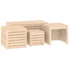 Image de vidaXL Vidaxl Ensemble De Boîtes De Jardin 4 Pcs Bois De Pin Massif